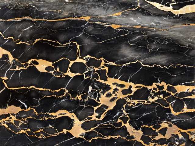 Marmor Farbe Portoro Schwarzes Gold